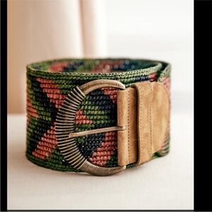 Sezane Woven Multicolor Belt